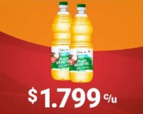 Santa Isabel Aceite vegetal Cuisine & Co 900ml oferta