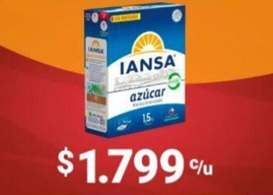 Santa Isabel Azúcar lansa 1.5kg oferta