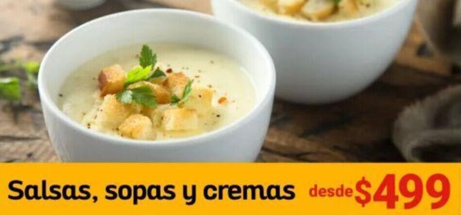Santa Isabel Salsas, sopas y cremas desde oferta