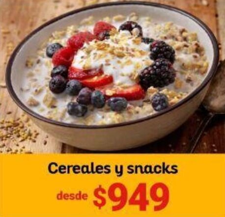 Santa Isabel Cereales y snacks oferta
