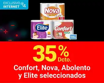 Santa Isabel Confort, Nova, Abolento y Elite seleccionados oferta
