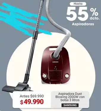 Easy Aspiradora Dust Blowing 2000W con bolsa 3 litros SAMSUNG oferta