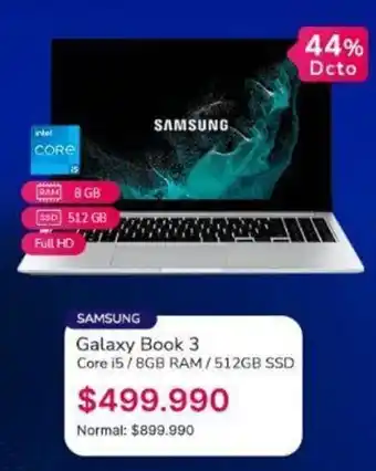 Abcdin SAMSUNG Galaxy Book 3 Core i5 / 8GB RAM / 512GB SSD oferta