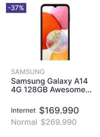 Abcdin Samsung Galaxy A14 4G 128GB Awesome... oferta