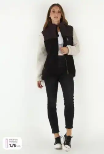 Ripley POLERON BARBADOS SHERPA BICOLOR oferta