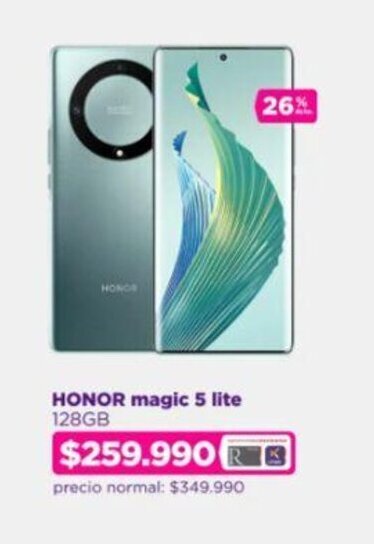 Ripley HONOR magic 5 lite 128GB oferta