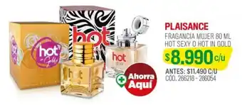 Cruz Verde PLAISANCE FRAGANCIA MUJER 80 ML HOT SEXY O HOT IN GOLD oferta