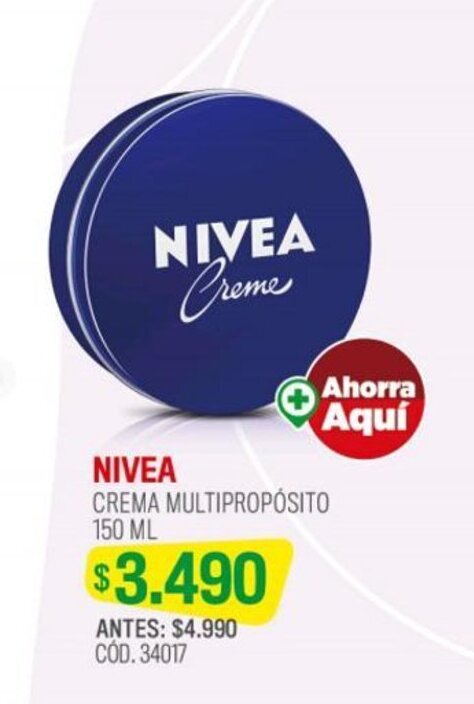 Cruz Verde NIVEA CREMA MULTIPROPÓSITO 150 ML oferta