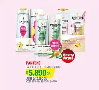 Cruz Verde PANTENE PACK (EXCLUYE RESTAURACIÓN) oferta