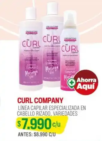 Cruz Verde CURL COMPANY LÍNEA CAPILAR ESPECIALIZADA EN CABELLO RIZADO, VARIEDADES oferta