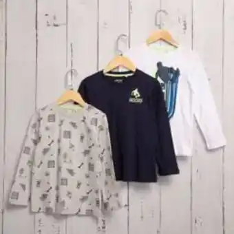 Linio Yamp polera niño manga larga pack de 3 unidades algodón oferta