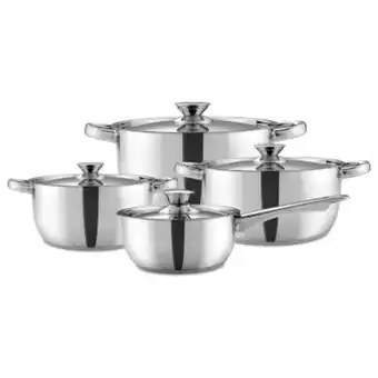 Falabella Batería de cocina 8 piezas modelo 460 acero inoxidable oferta