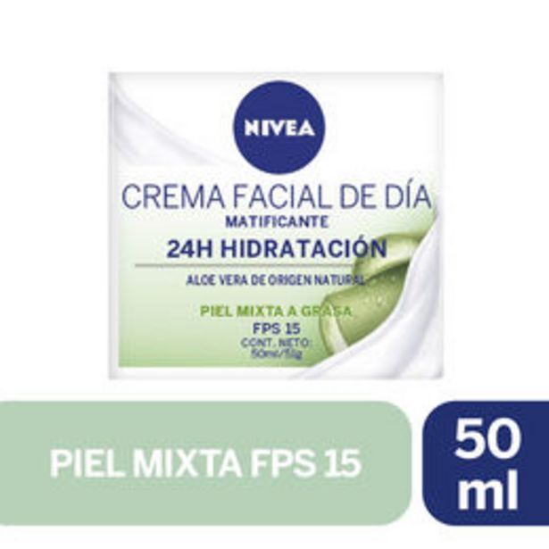 Salcobrand Crema facial hidratante matizante nivea dia spf15 50ml oferta
