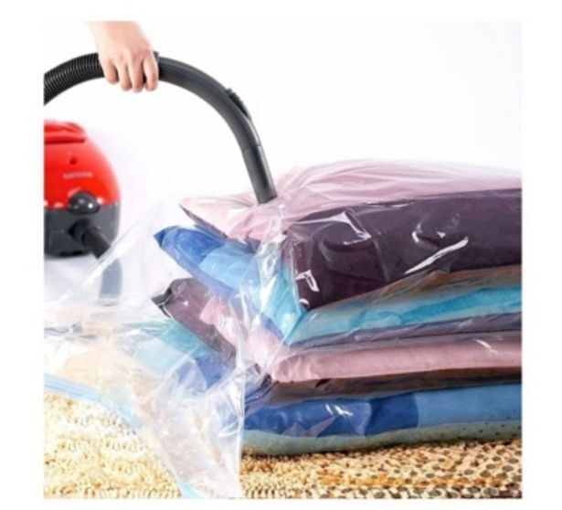 Falabella Pack 12 bolsas al vacio comprimir ropa ahorra espacio 60 x 80 oferta