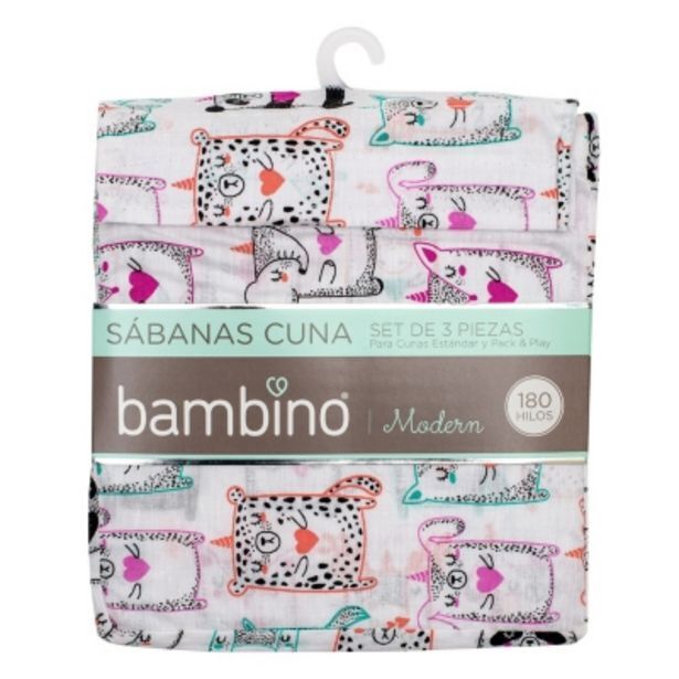 Falabella Set de sabanas animales corazon oferta