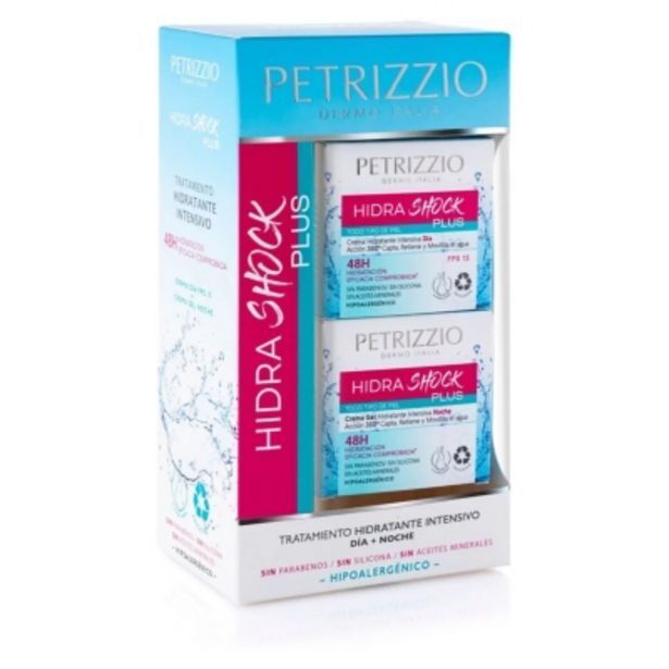 Falabella Set tratamiento facial hidrashock crema de día 50gr + crema noche de 50gr petrizzio oferta