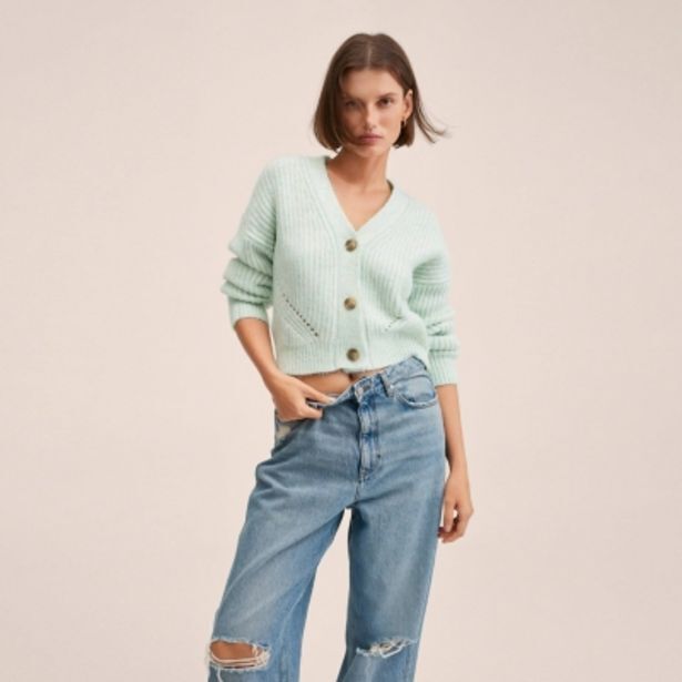 Falabella Mango cárdigan punto canalé oferta