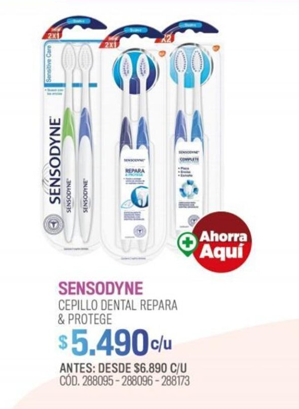 Cruz Verde SENSODYNE CEPILLO DENTAL REPARA & PROTEGE oferta