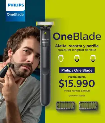 Cruz Verde Philips One Blade oferta