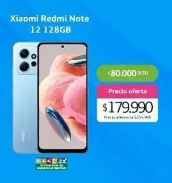 Movistar Xiaomi Redmi Note 12 128GB oferta