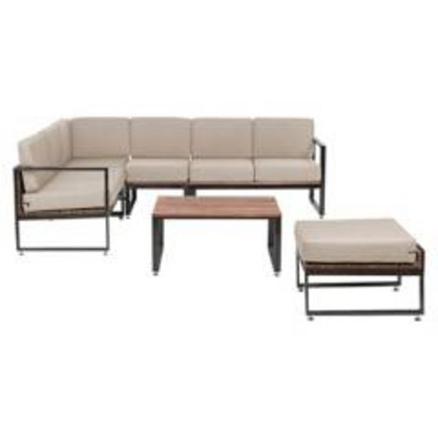 Linio Juego de living de terraza 2-2-1-1 cuerpo arrayan oferta
