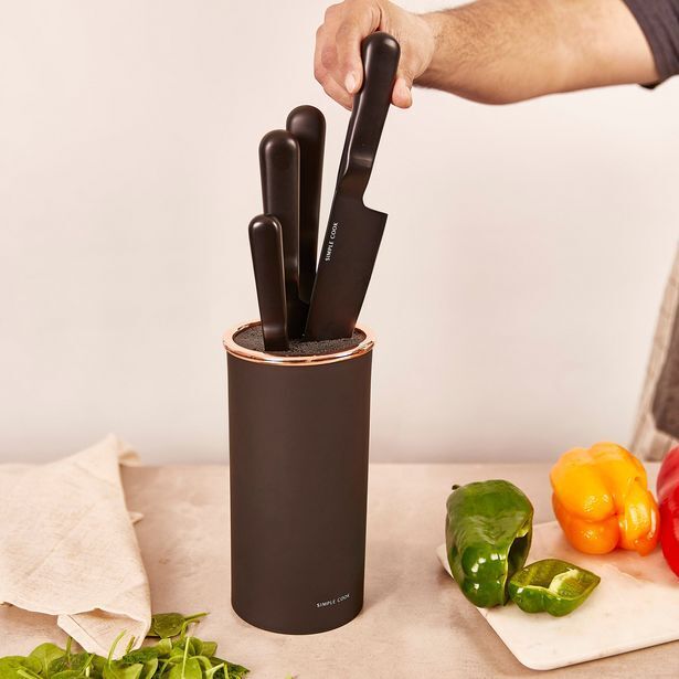 Kitchen Center Taco cuchillos lincoln 5 pzs oferta