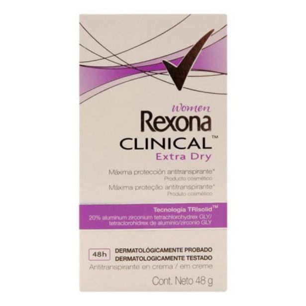 Supermercado El Trébol Desod rexona clinical woman extra dry 48grs oferta