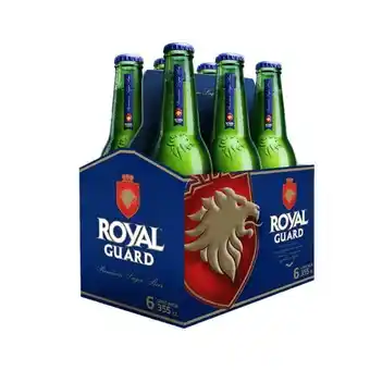 Supermercado El Trébol Cerveza royal guard six pack botella 350 cc oferta