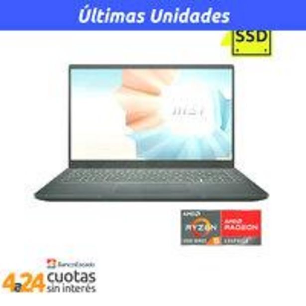 PC Factory Notebook modern 14 b5m 14 fhd amd ryzen 5 5500u 8gb 256gb ssd windows 11 carbon gray oferta