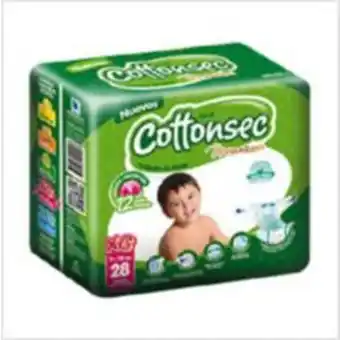 Linio Pañal infantil cottonsec premium talla xg paq c28 un oferta