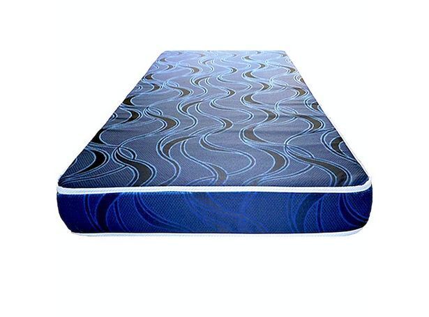Ripley Colchon espumix de espuma d15 1,5 plaza jacquard azul oferta