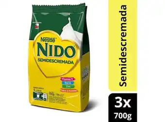 Ripley Pack leche en polvo nido® semidescremada bolsa 700g x3 oferta