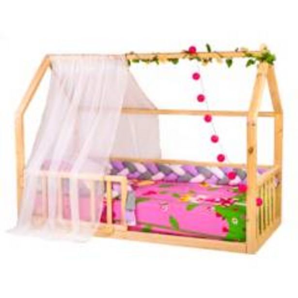 Linio Cama para niños, base cama casita bv infantil - transición oferta