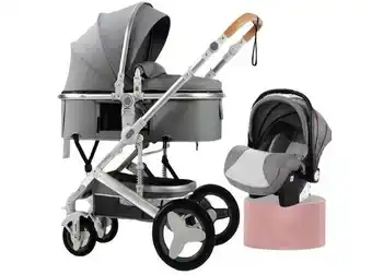Ripley Coche cuna con silla nido y accesorios lubabycas gris oferta