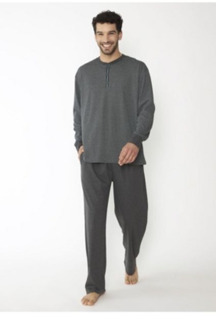 Falabella Pijama hombre algodon 67.1236-gri kayser kayser oferta