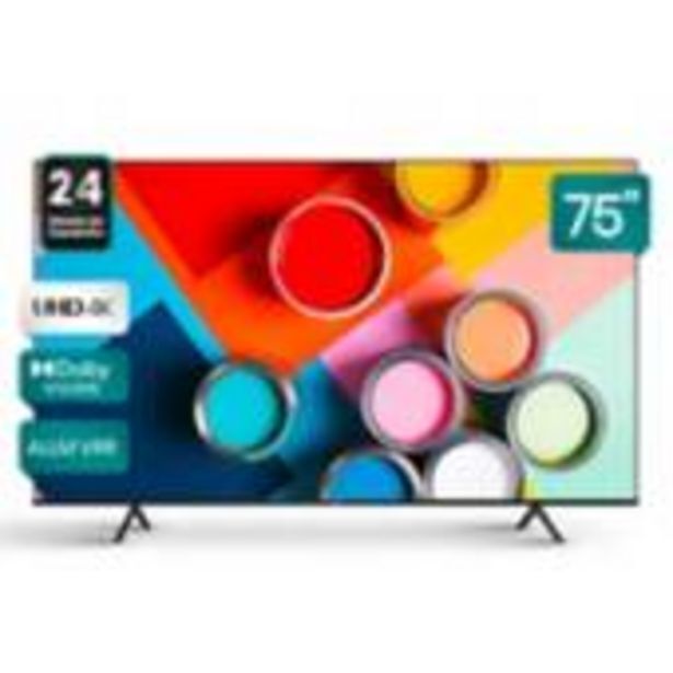 Linio Hisense led 75 a6h uhd smart oferta