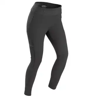 Decathlon Calzas trekking mujer travel500 negro oferta