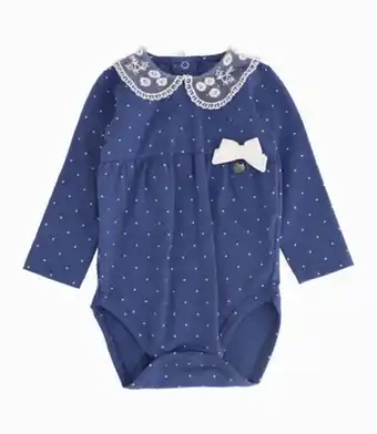 Limonada Body con puntos recién nacida algodón azul marino limonada oferta