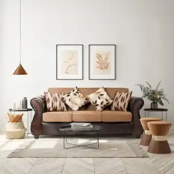 Falabella Sofá verona 3c tela café oferta