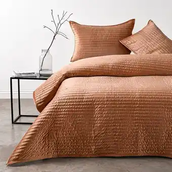 Quilt súper king stripe deep rose
