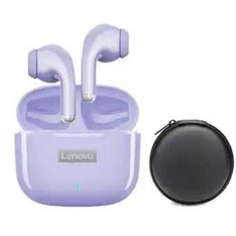 Falabella Lenovo lp40 pro de auriculares-morado tws y bolsa de almacenamiento oferta