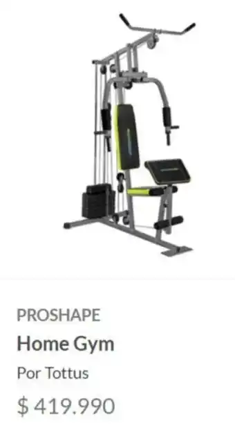 Tottus PROSHAPE Home Gym oferta