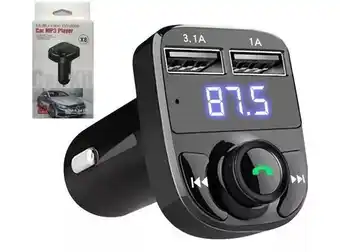 Ripley Transmisor radio fm bluetooth mp3 usb tf wam cargador auto / 213195 oferta