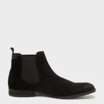 Bota hombre cuero negro aldo