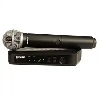 Audiomusica Micrófono inalámbrico de mano shure blx24/pg58 oferta