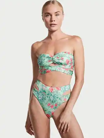 Victoria's Secret Wrap high-waist cheeky bikini bottom oferta