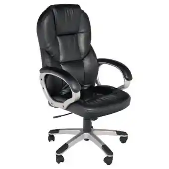 Falabella Silla ejecutiva 121.5x65x73 cm negro oferta