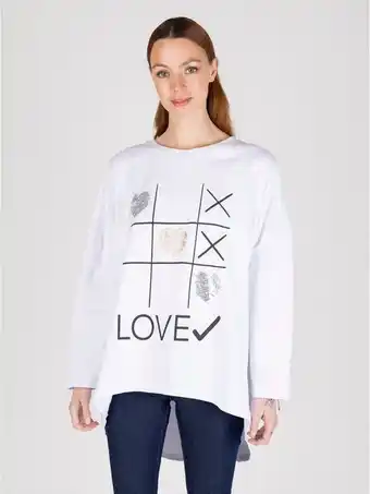 Lineatre Poleron blanco cuell u lineatre oferta