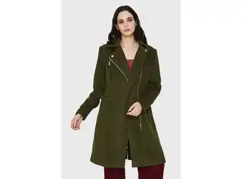 Ripley Abrigo cierre lateral oliva nicopoly oferta