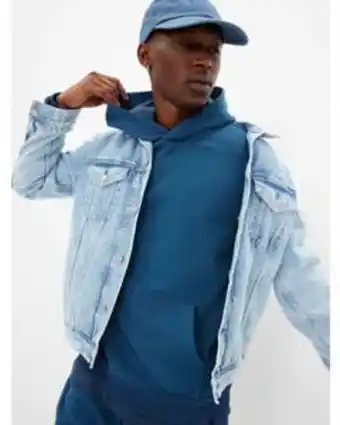 GAP Poleron gap con gorro hombre azul oferta
